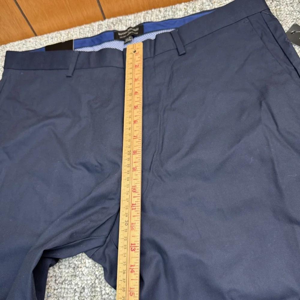 Banana Republic Dress Pants Mens 38x32 Non-Iron Tailored Slim Fit Blue NWT